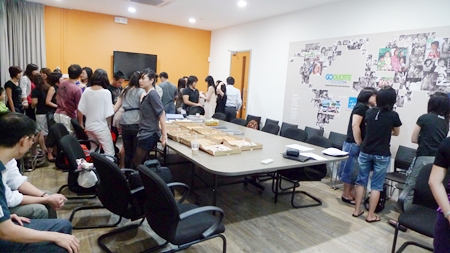 Young professionals at Goducate office