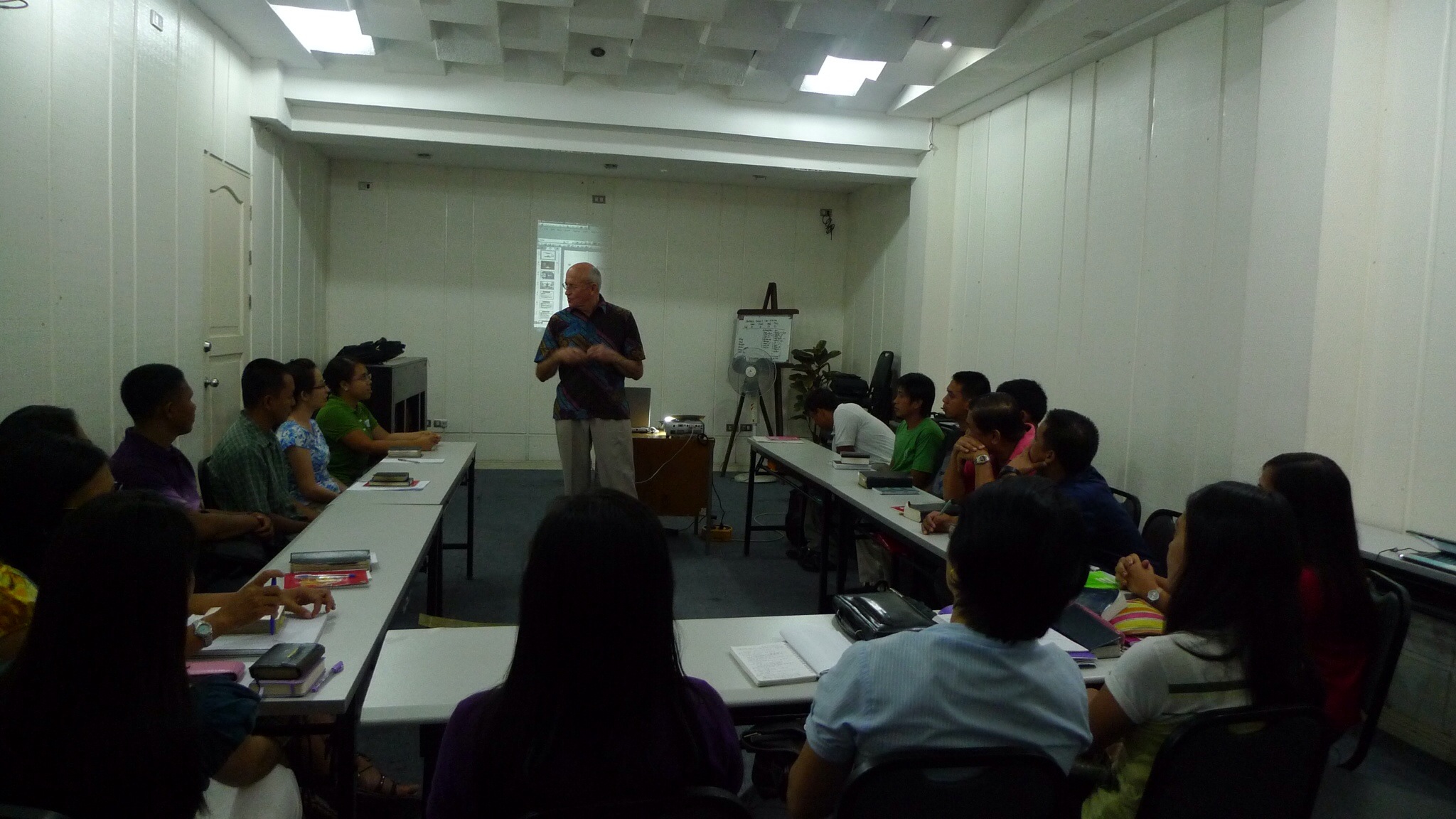Okkie from South Africa teaching cross-cultural studies